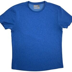Twillory Athleisure Performance Tee T-Shirt Mens Large Royal Blue Short Sleeve